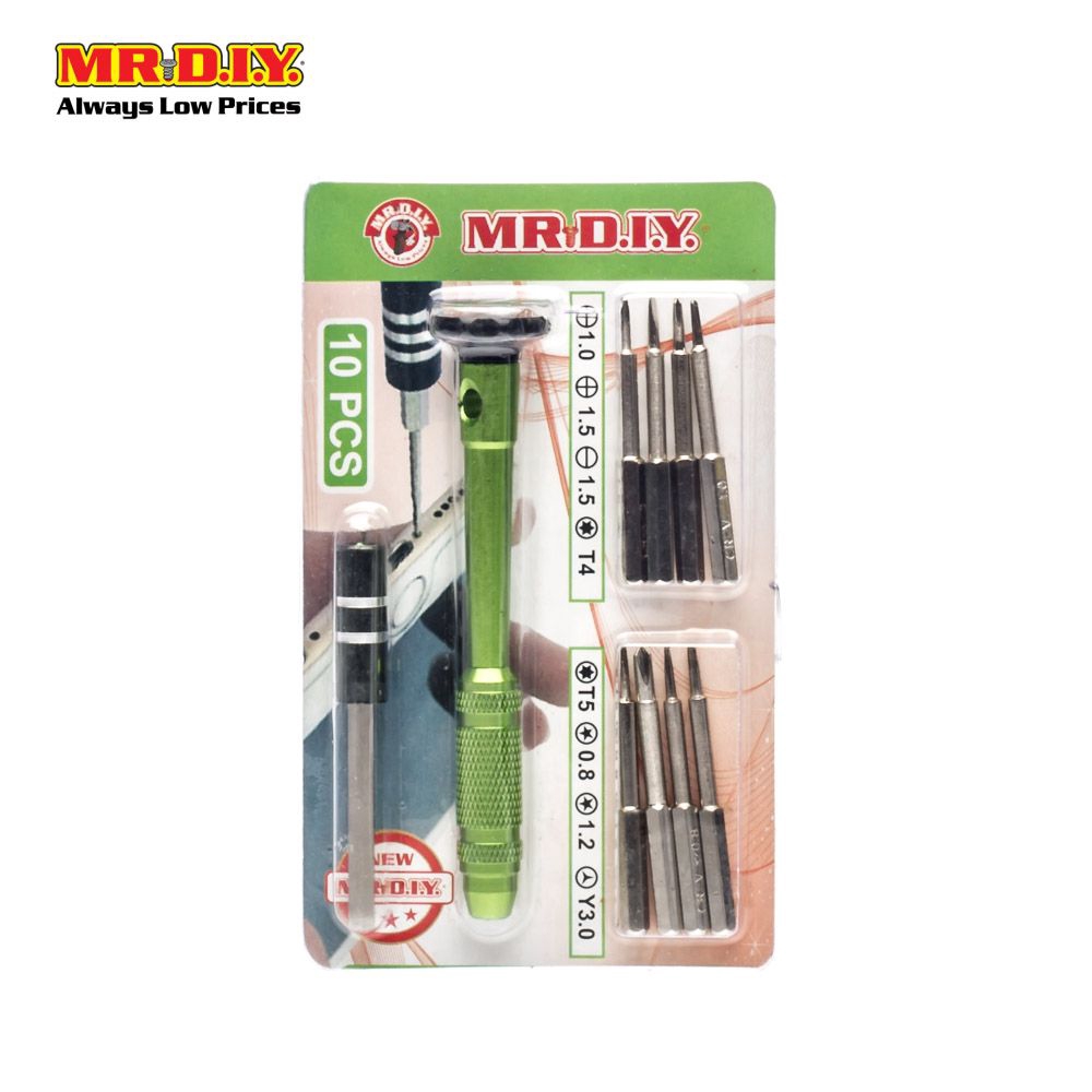 MR.DIY Micro Screwdriver Set (10pc) Shopee Malaysia