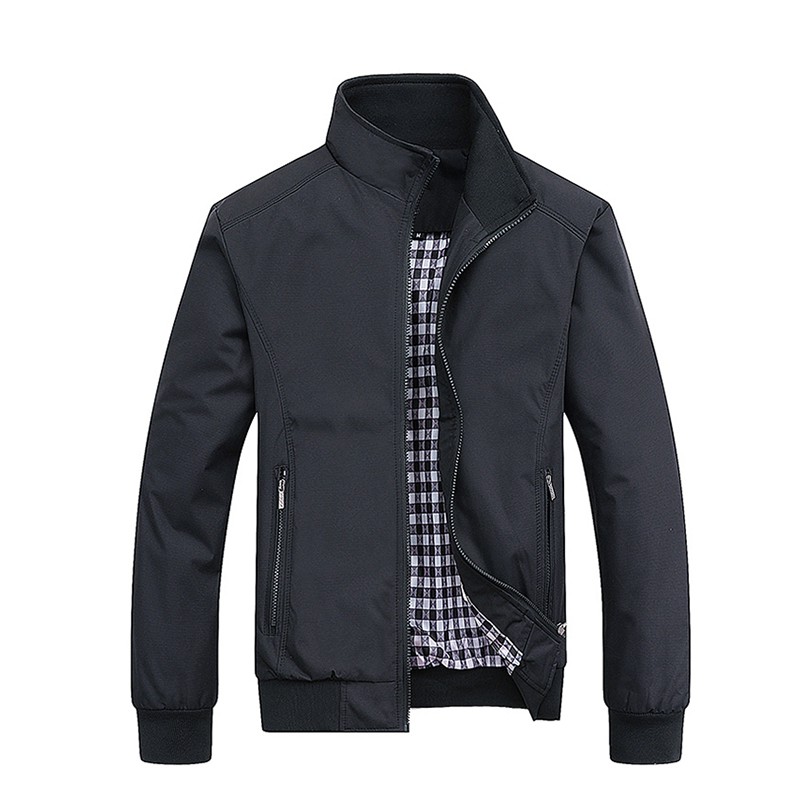  Baju  Jacket  Motor Pejabat Lelaki Men s Collar Casual  Slim 