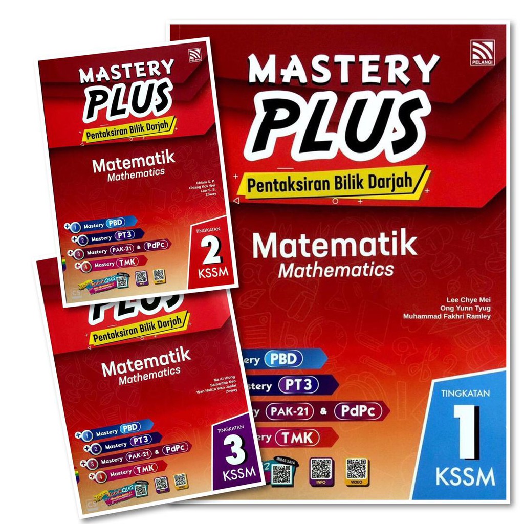 Ygh Buku Latihan Mastery Plus Kssm 2020 Matematik Dwibahasa Tingkatan 1 2 3 Pelangi Shopee Malaysia