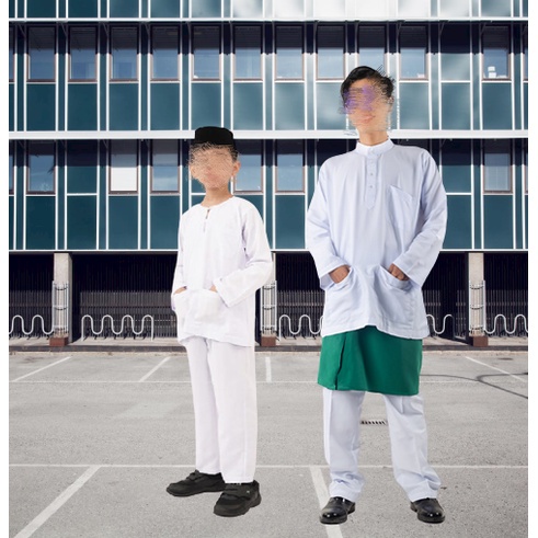 SX* (School Uniform) Baju Melayu Sekolah Rendah / Menengah (Kain Licin