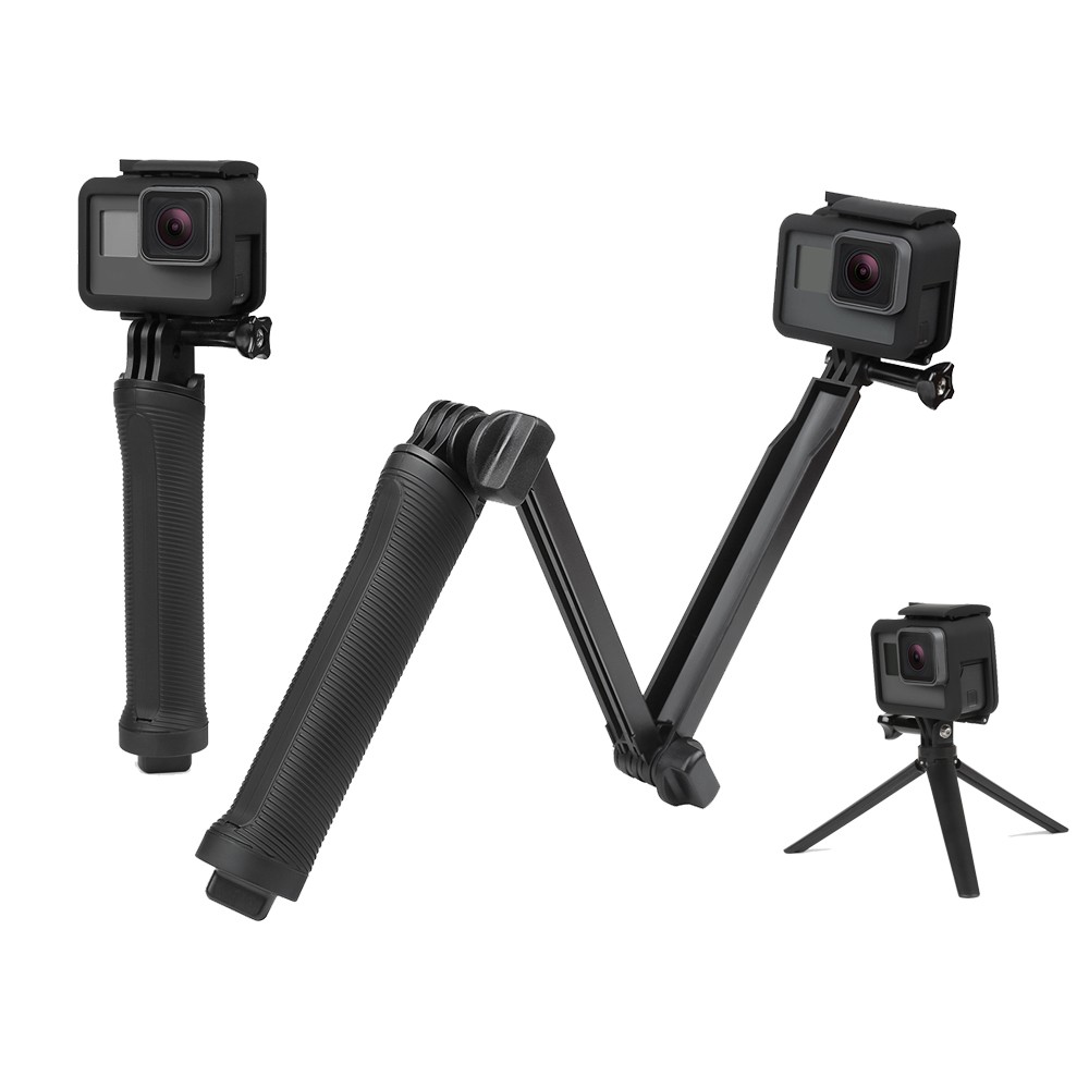 Shoot Waterproof 3 Way Grip Monopod For Gopro Hero 5 6 4 Session Selfie Stick Shopee Malaysia