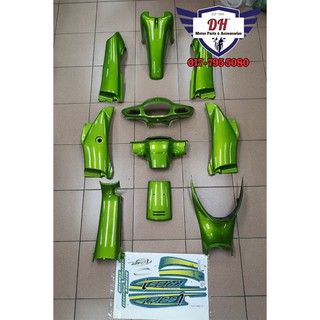 KRISS 110 COVER SET (LGM6 GREEN) | Shopee Malaysia