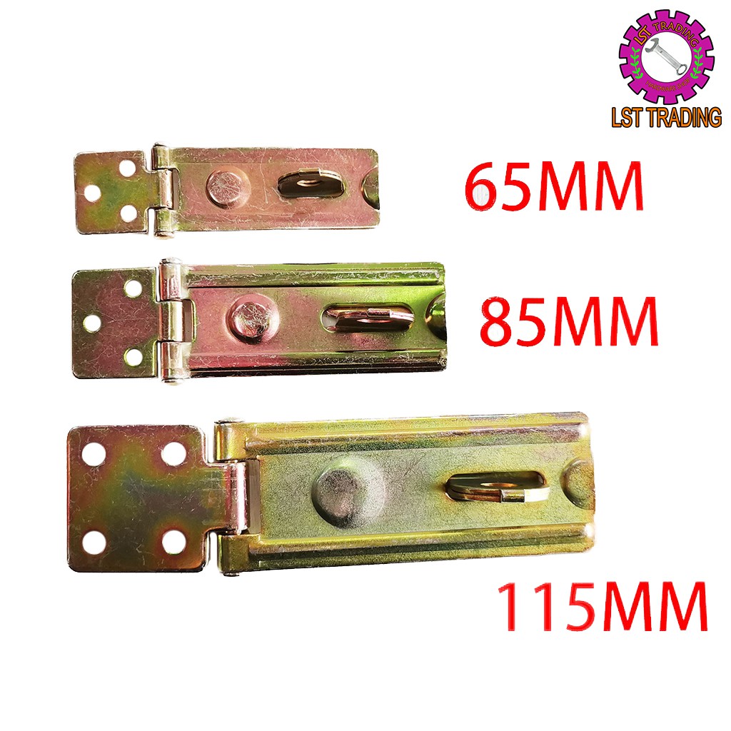 [READY STOCKS] 65MM, 85MM, 115MM RAINBOW PLATED HASP & STAPLE LOCK