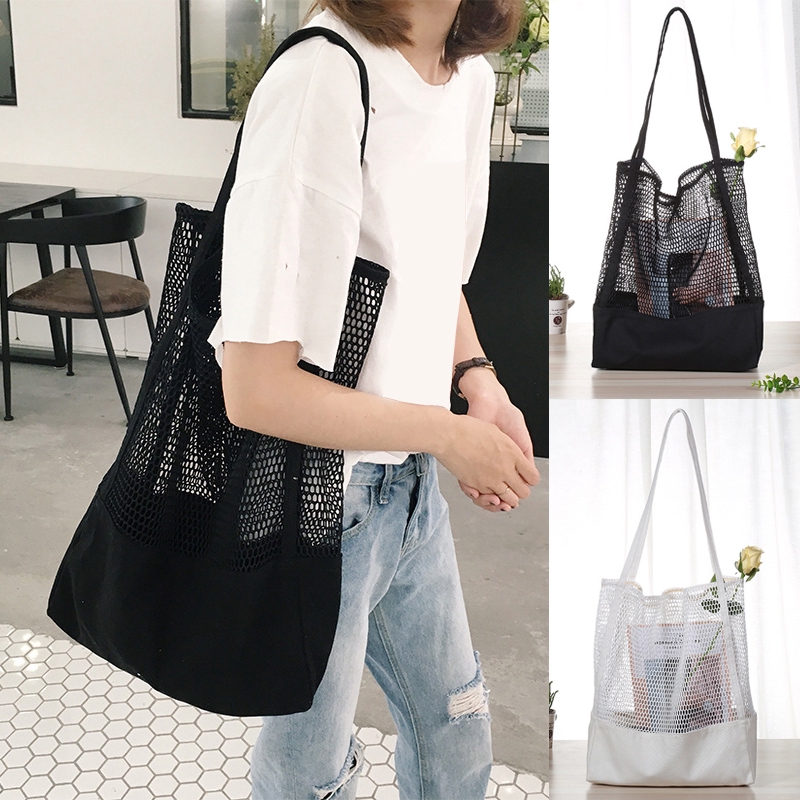 mesh shoulder bag