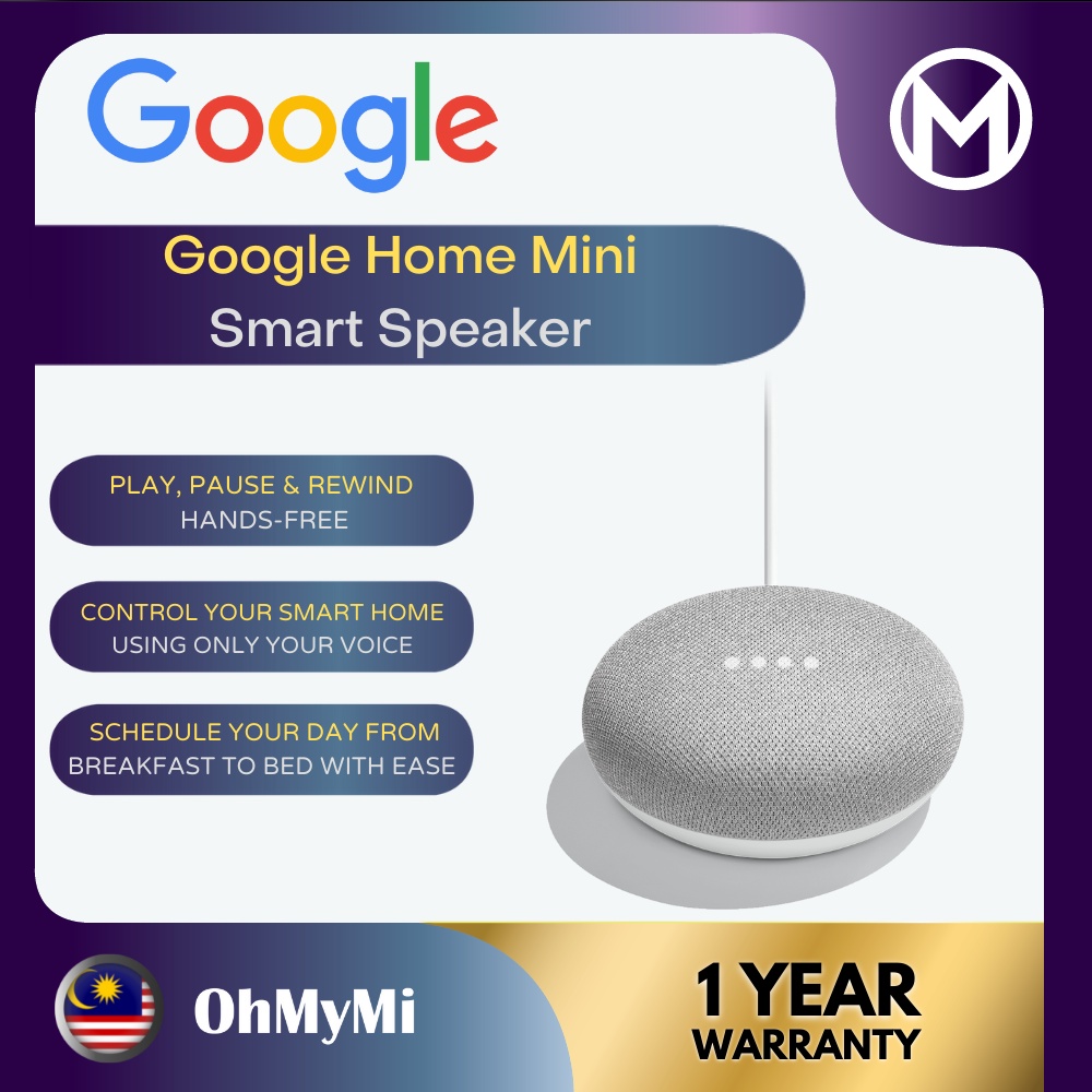 Google Home Mini Smart Speaker & Home Assistant (2nd generation