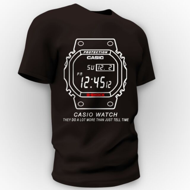 T Shirt Casio G Shock Shopee Malaysia