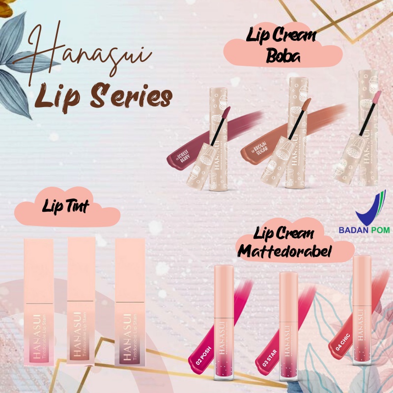 _Hanasui Mattedorable Lip Cream Lip tint tint Tintdorable LipTint Lip