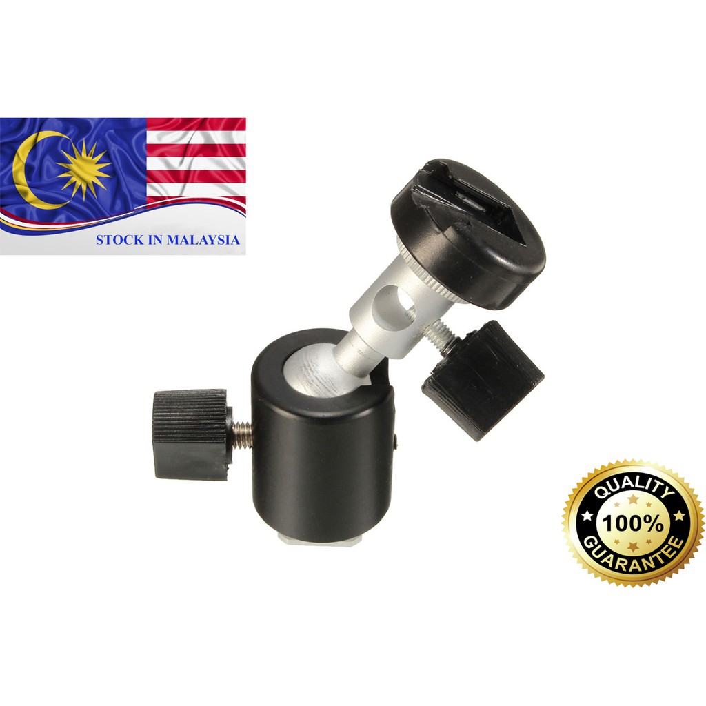Flash Hotshoe Swivel Light Stand Mount Umbrella Holder Bracket C Type (Ready Stock In Malaysia)