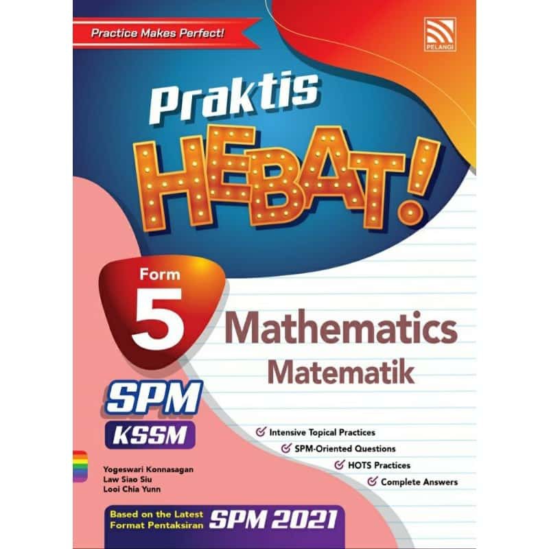 St Pelangi Buku Latihan Praktis Hebat Kssm 2021 Mathematics Matematik Bilingual Form 5 Tingkatan 5 Shopee Malaysia
