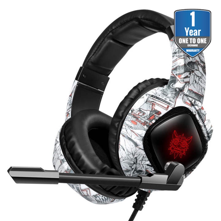 ONIKUMA K19 Cool PUBG Gaming Headset Gaming Camouflage Bass Stereo Auto-Noise Reduction Wired RGB LED Light