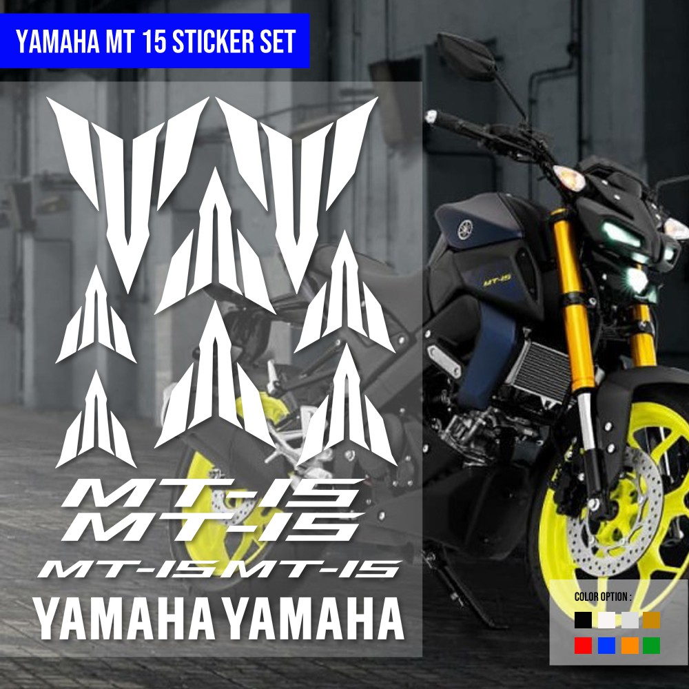 yamaha mt 15 stickers