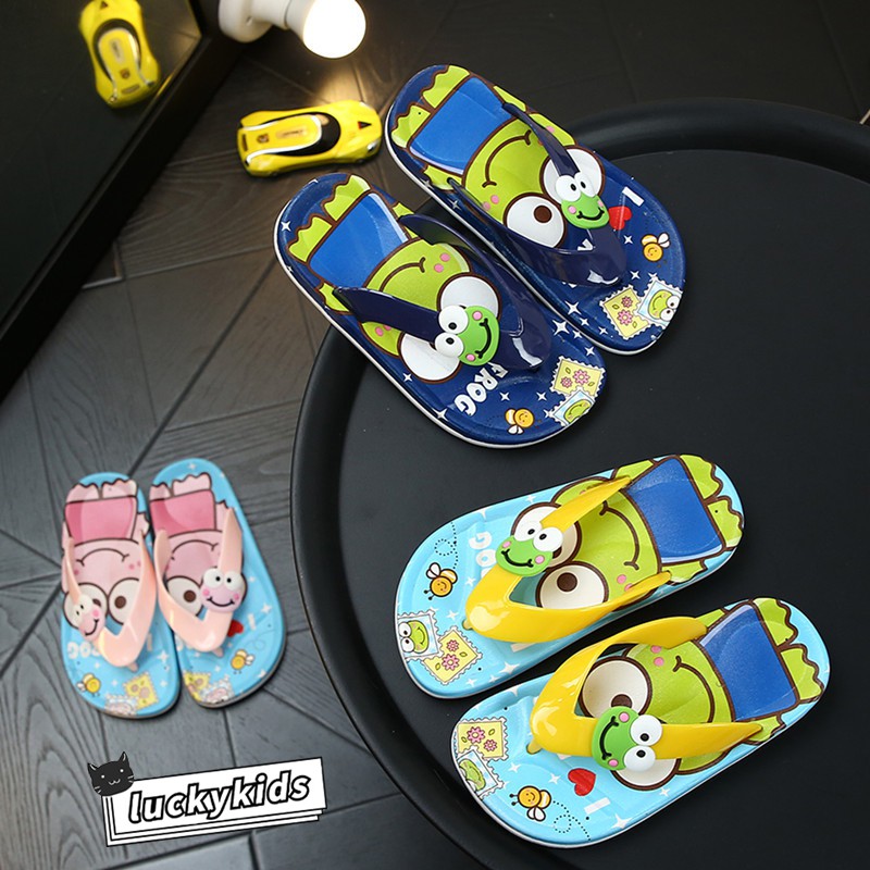 frog flip flops