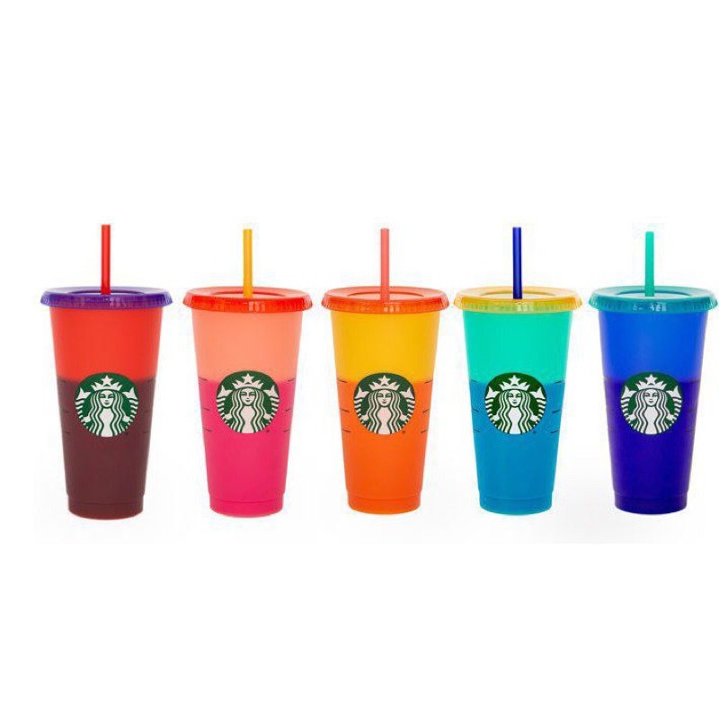 Starbucks Color Changing Cups Berubah Warna Colour Reusable Cup Starbucks Christmas Shopee