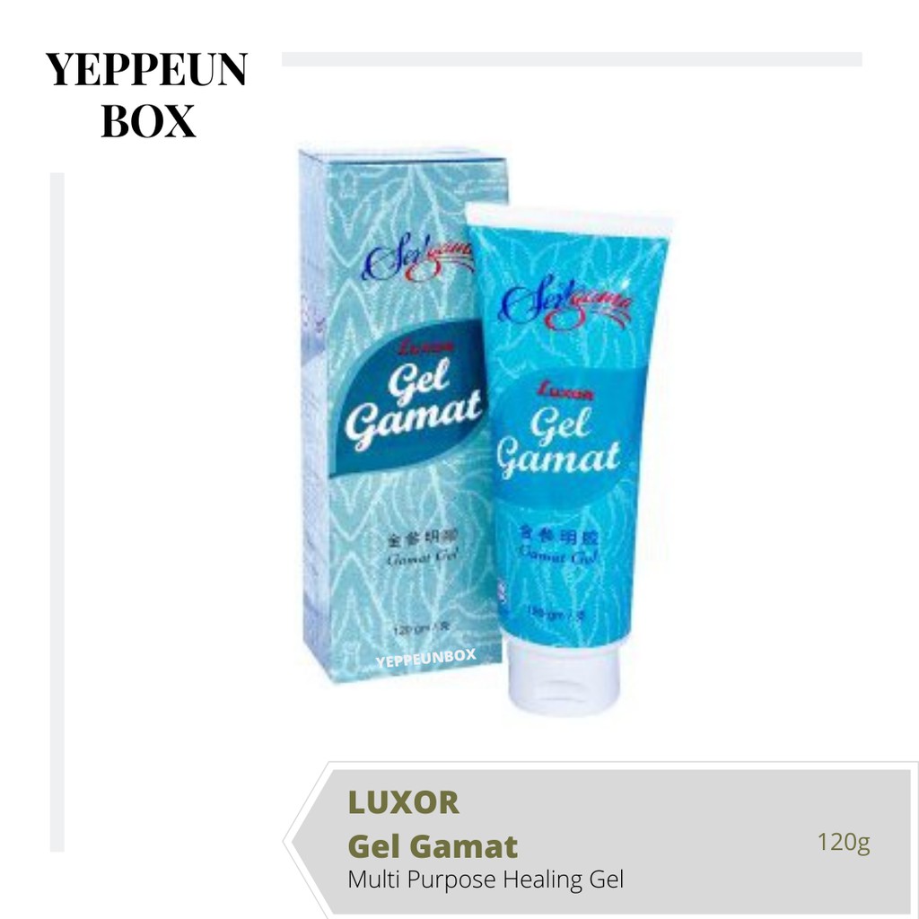 Gel Gamat Luxor Original 120g Shopee Malaysia