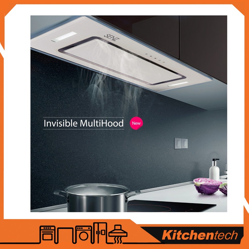 Kitchentech Senz SZ-CH1288RC-W Invisible MultiHood 1200m3/hr | Shopee ...