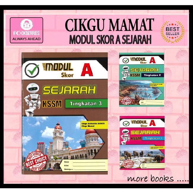 Buy MODUL SKOR A+ / BUKU AKTIVITI SEJARAH KSSM TINGKATAN 1,2,3,4,5