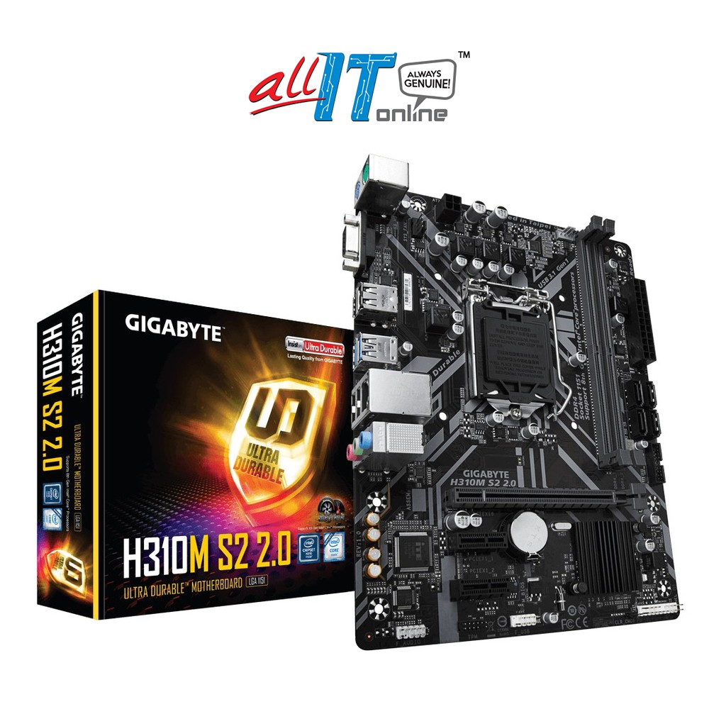 Gigabyte Intel H310M S2 2.0 Motherboard | Shopee Malaysia
