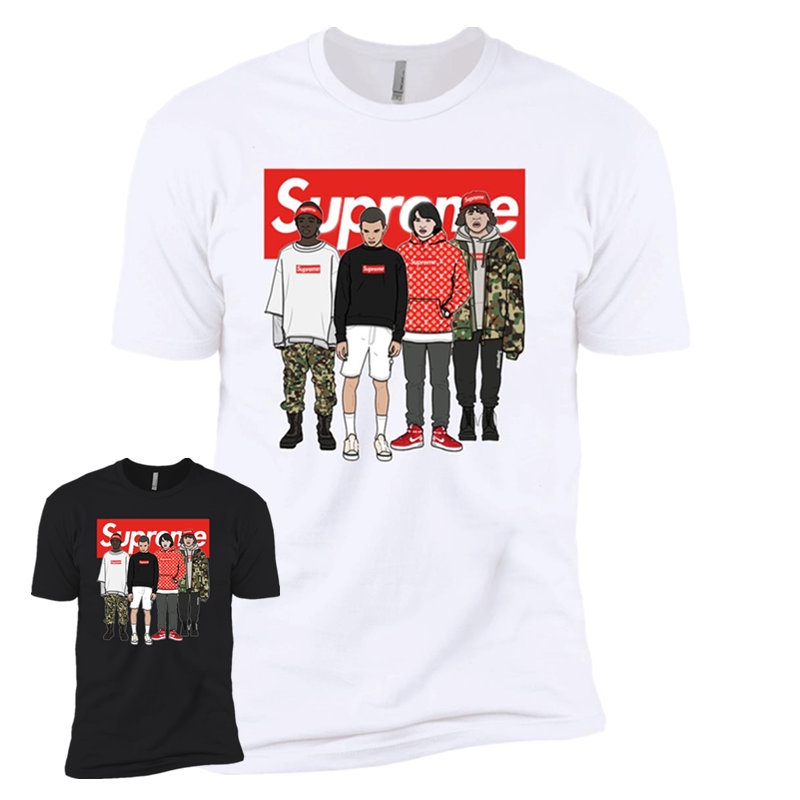 t shirt stranger things supreme
