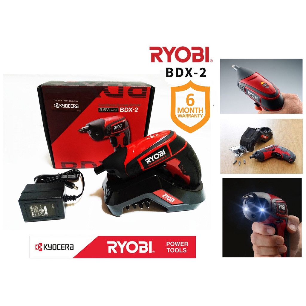 Ryobi 3.6V Cordless Screw Driver (BDX2) Shopee Malaysia
