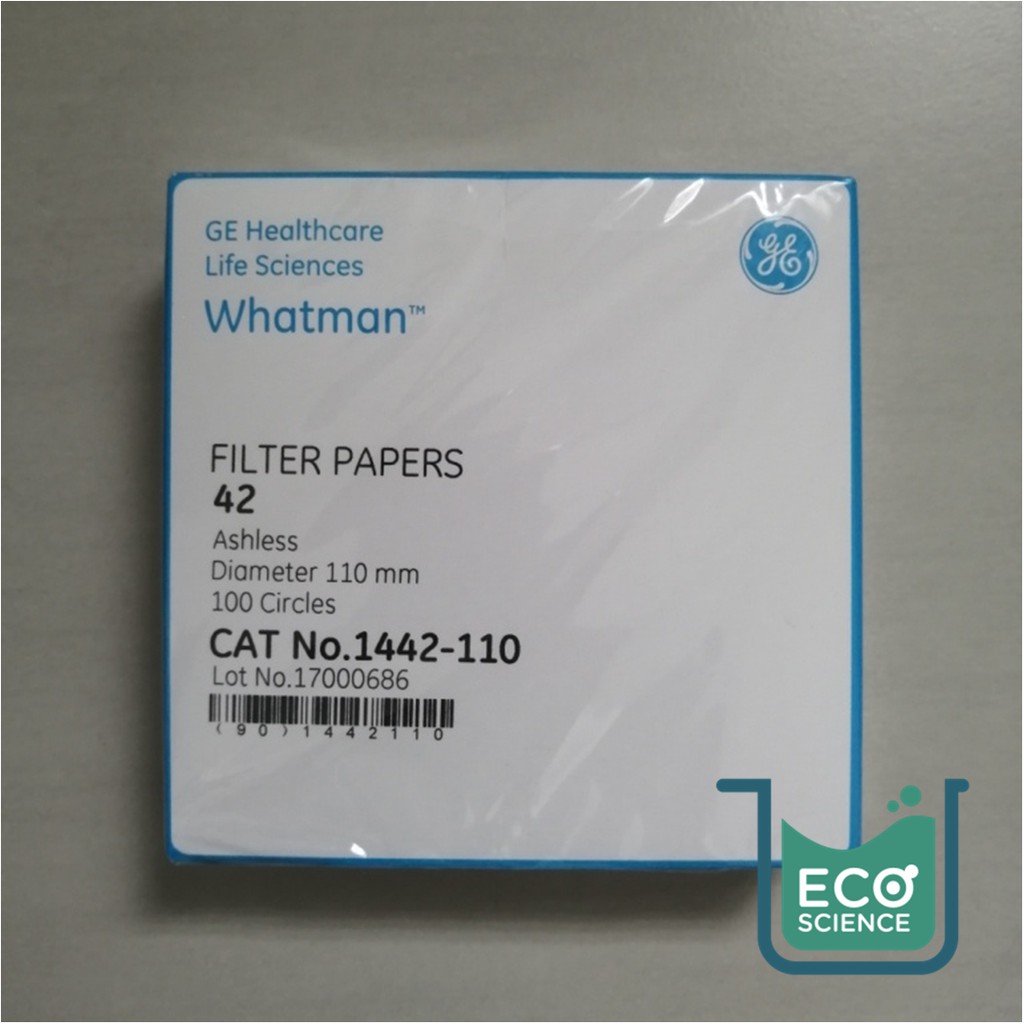 Whatman Filter Paper, Grade 42 for Instrumental Analysis, circle (100
