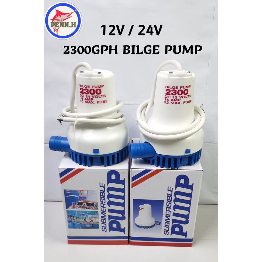 CKS 12V/24V 2300 Marine Submersible Pump / Bilge Pump ( Pump Air Bot ...