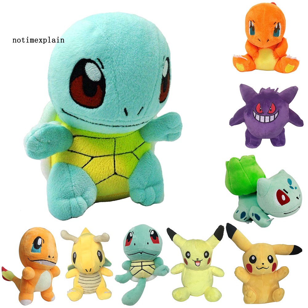 NAME Pokemon Cartoon Pikachu Charmander Squirtle Soft Cotton Plush Toy Kids  Gift | Shopee Malaysia