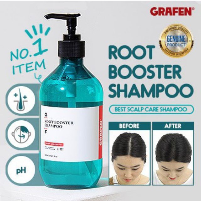 [GRAFEN] Root Booster Shampoo 500ml [AntiHair Loss] Grafen Shampoo