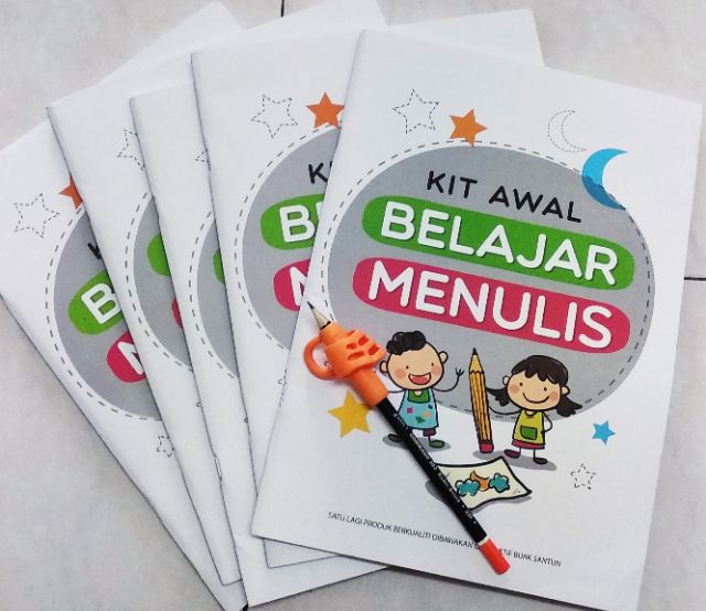 Buku Latihan Menulis Kit Awal Menulis Free T Shopee Malaysia