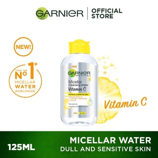 Image of Garnier Micellar Cleansing Water Vitamin C Brightening  (Single) 125ML
