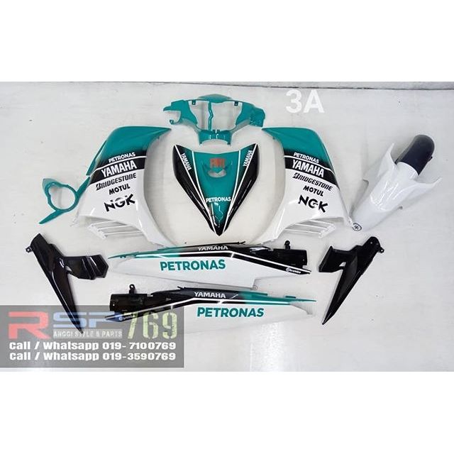 Lc135 V2 V3 V4 Petronas Design Coverset Shopee Malaysia