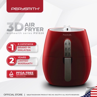 PerySmith 3D Air Fryer Ecohealth Series - Size XL (4.8L) PS1520
