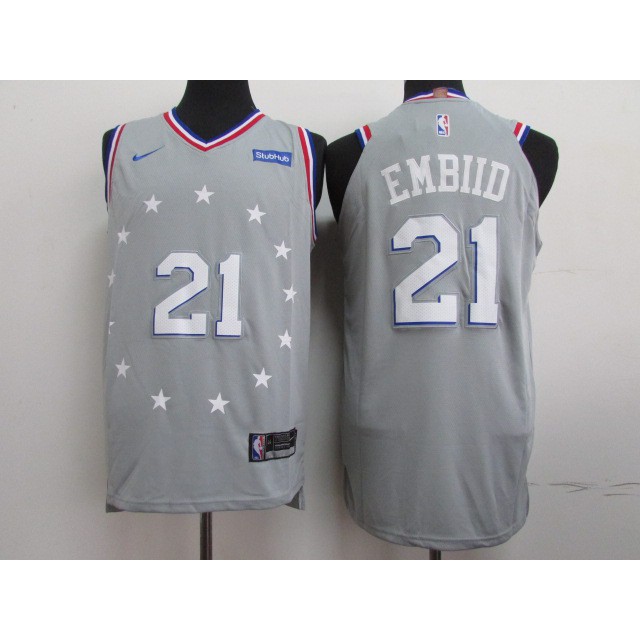 76ers gray jersey