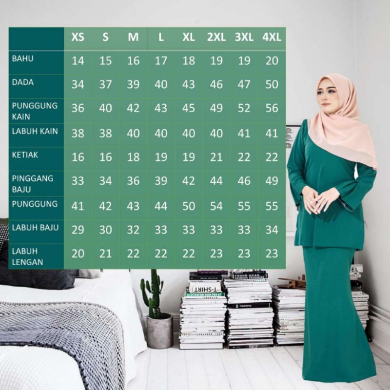 Kurung Moden/Baju Kurung Moden/Baju Siap/Baju Ku
