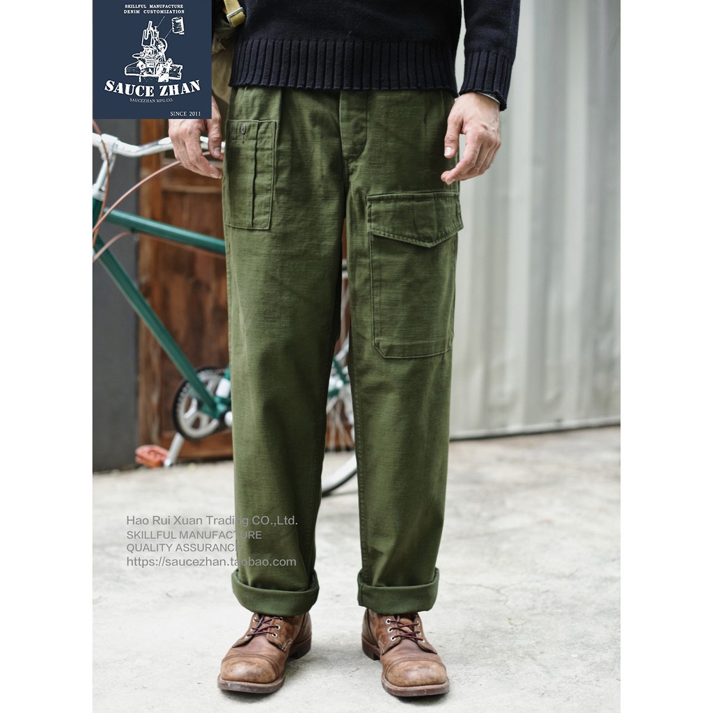 army fatigue jeans