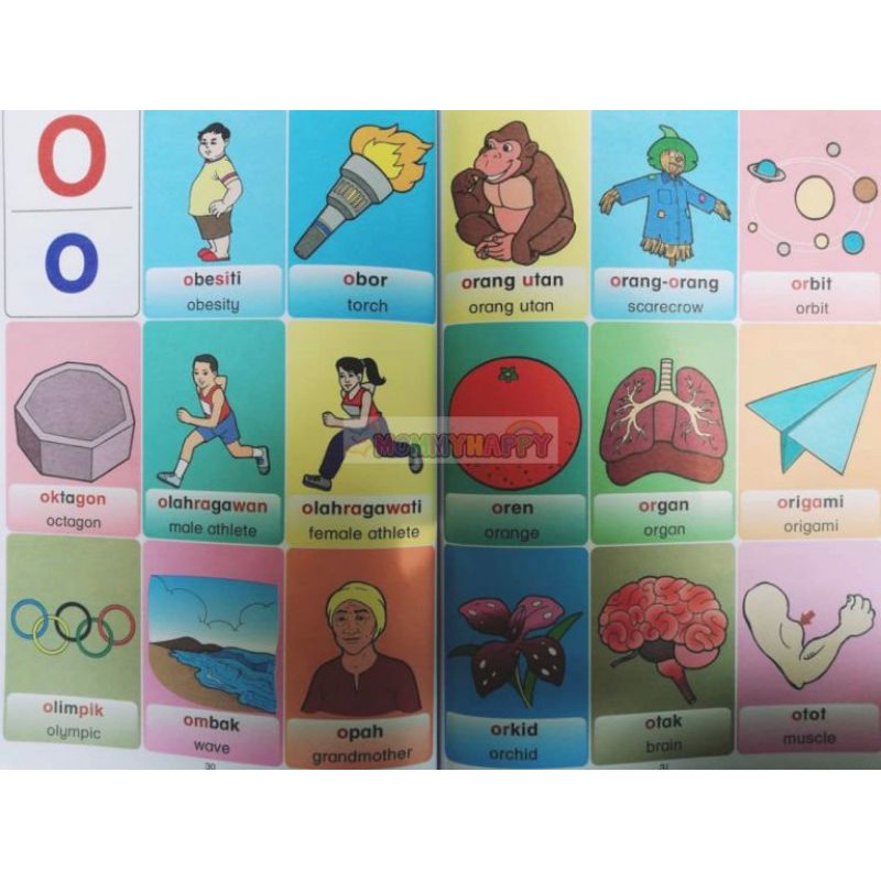 Kamus Bergambar Dwibahasa Bahasa Malaysia Dan Bahasa Inggeris Shopee Malaysia