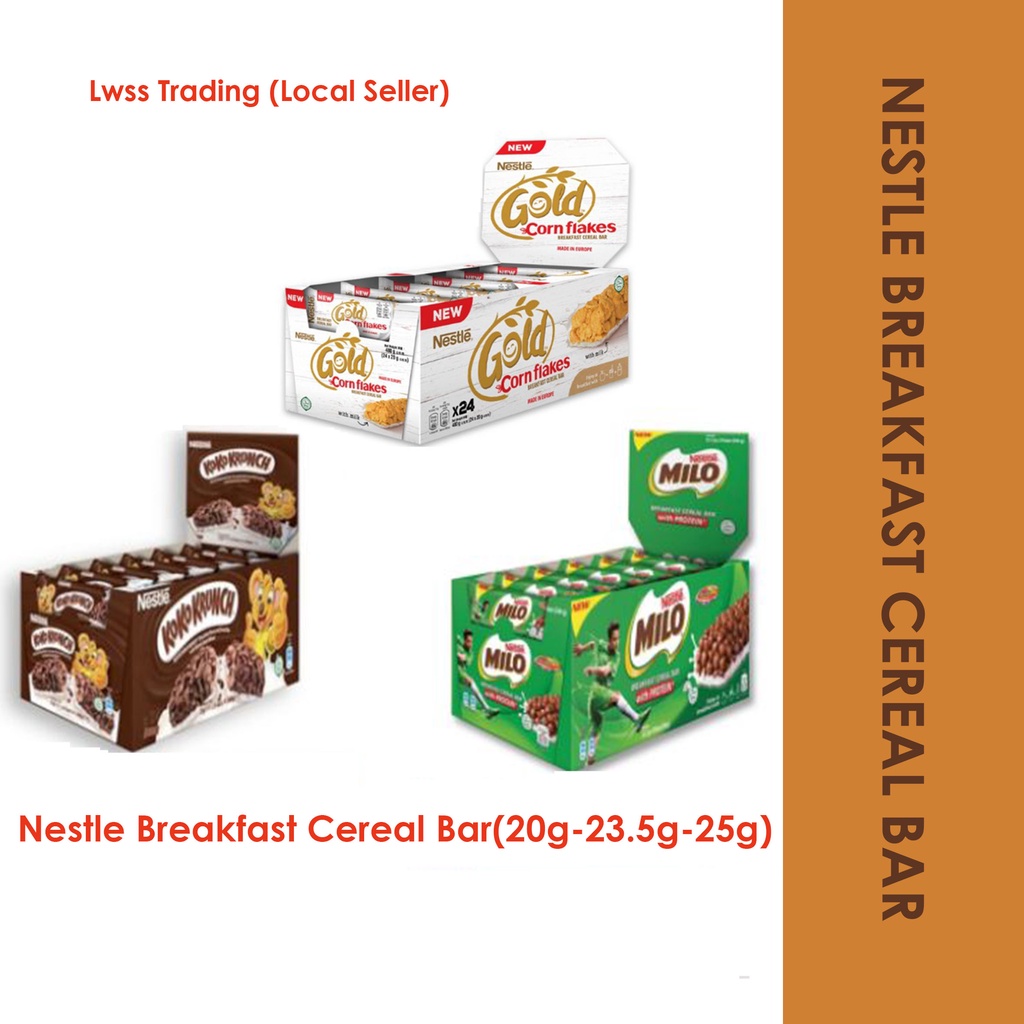 Nestle Breakfast Cereal Bar (24 bars) Exp2022 Shopee Malaysia