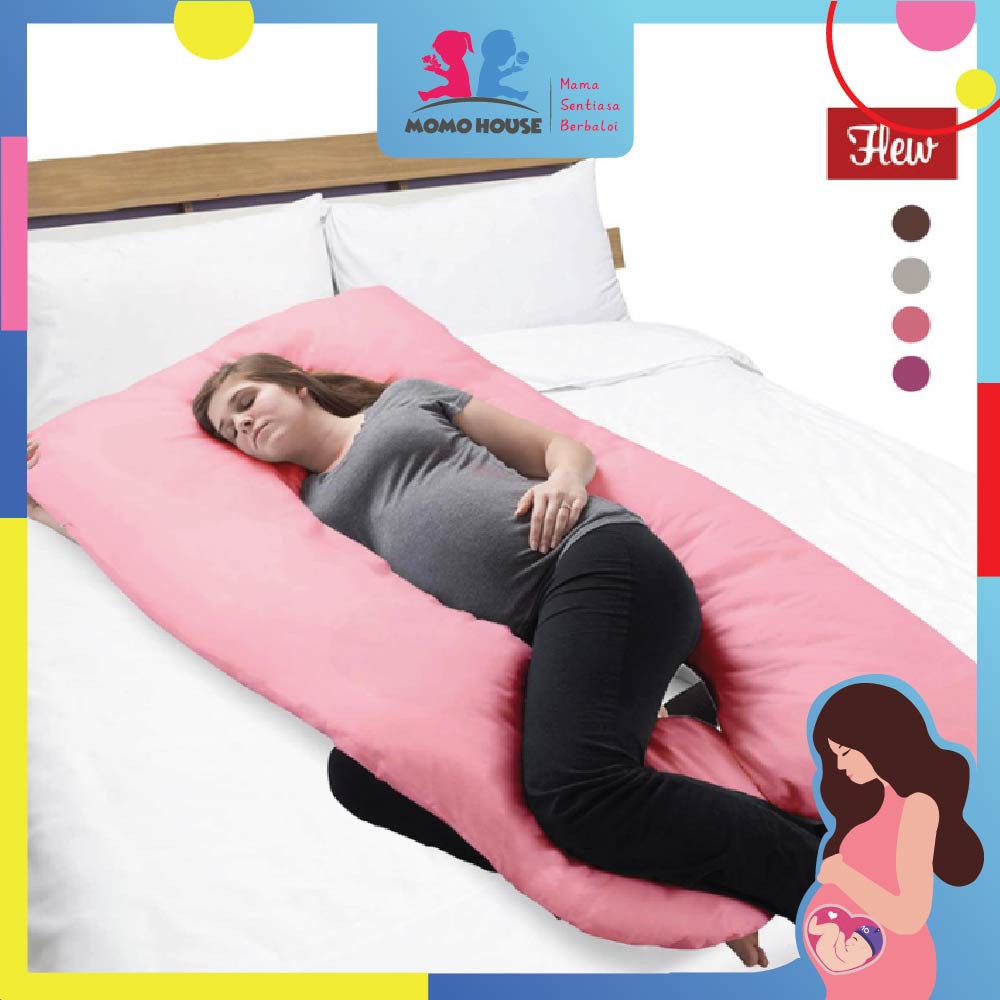 (New Design) U Shape Maternity Pillow Pregnant Side Bedding Full Cotton