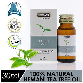 Hemani Tea Tree Oil Minyak Daun Teh Asli 30ml 100 Pure Cold Pressed Ready Stock Shopee Malaysia