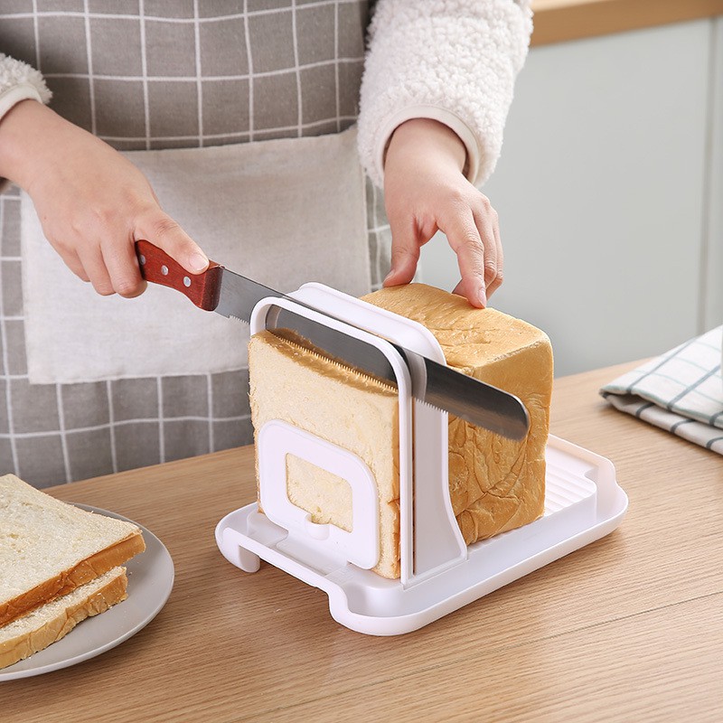 Toast/Bread cutter bread slicer bread knife 面包切片器土司吐司方包切割架烘焙工具面包刀