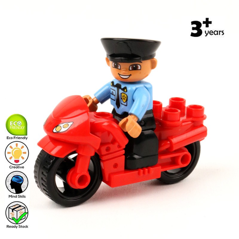 lego duplo police motorcycle