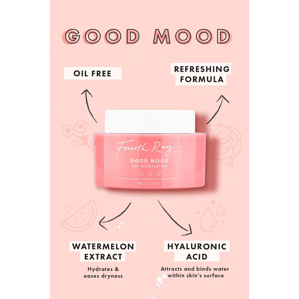 Ready Stock Fourth Ray Good Mood Gel Moisturizer 50g Shopee Malaysia