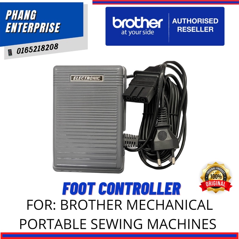 Brother Sewing Machine Foot Controller + cord ORIGINAL Shopee Malaysia