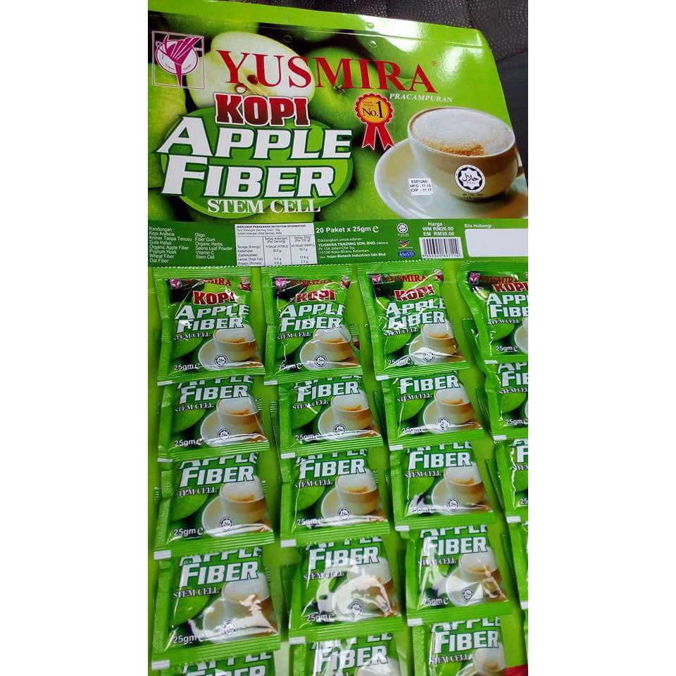 YUSMIRA KOPI APPLE FIBER(PAPAN) Shopee Malaysia