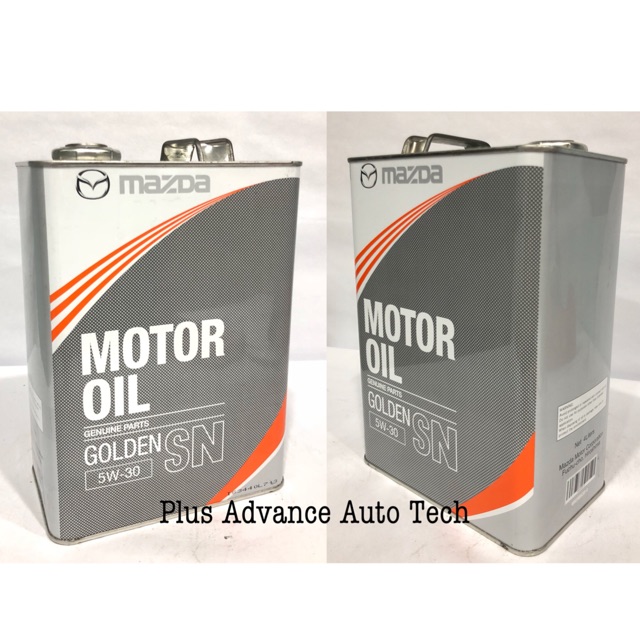 MAZDA GENUINE GOLDEN SYNTHETIC ENGINE OIL SN 5W-30 (4L) | Shopee Malaysia