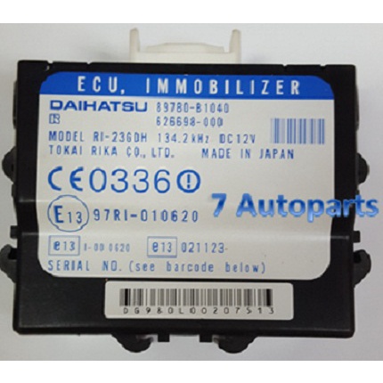 Perodua Myvi Ecu Immobilizer and Fuel Injection box 89780-b1040