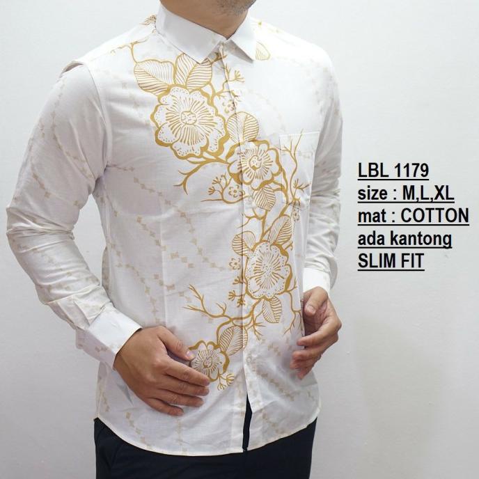 Modern Menu0027s Slim Fit Batik Shirt / Menu0027s Slim Fit Batik Shirt 