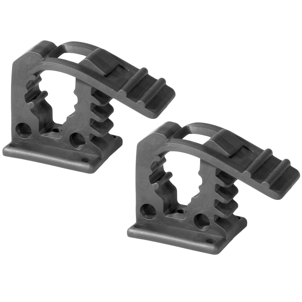 2x SR1635 Rubber Mount Mounting Clamp 16-32mm 10kg For Tools & Equipment