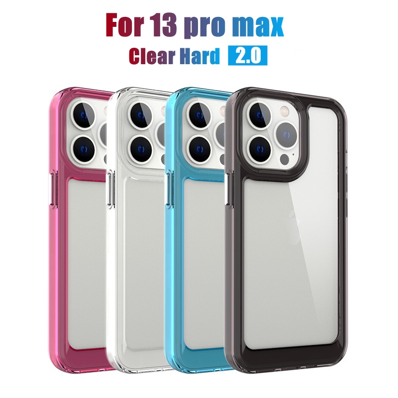 Space Clear Shockproof Hard Case For 13 Pro Max 12 11 X Xr Xsmax 7 8 Plus Soft Edge Protection Case Shopee Malaysia