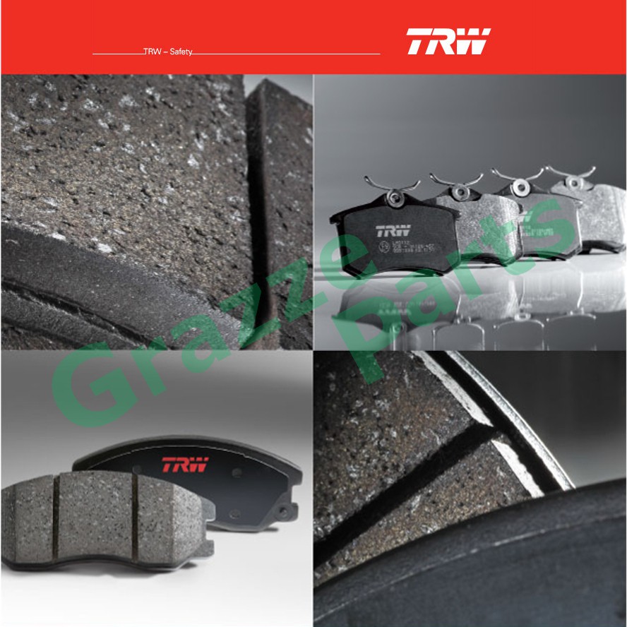 TRW Brake Pad Front for GDB3404 - Nissan Frontier D4D 