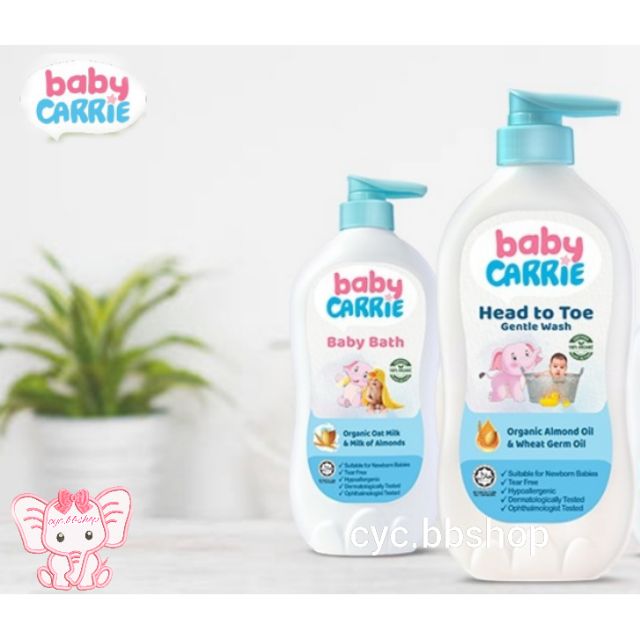 Baby Carrie Organic Baby Bath / Head To Toe (250g/500g/750g) Shopee